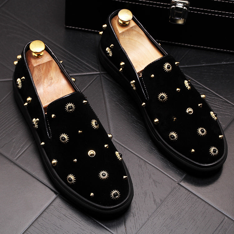 Casual Trend Rivet Loafers