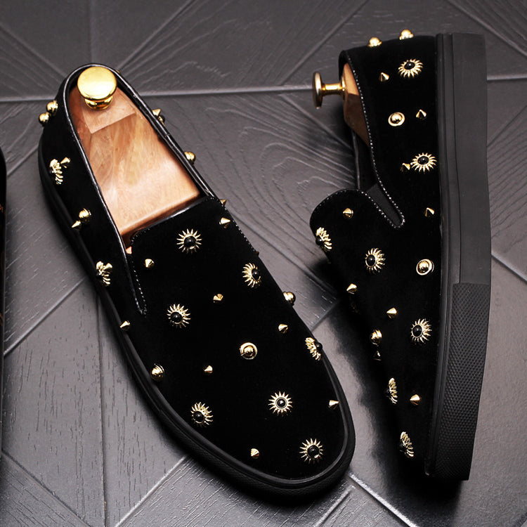 Casual Trend Rivet Loafers