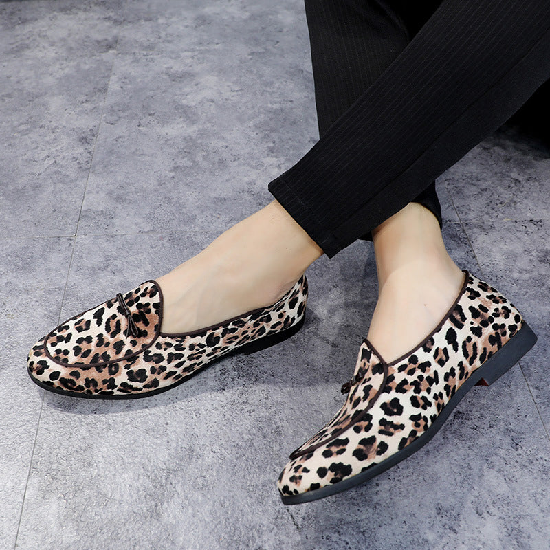 British style fashion leopard print pumps