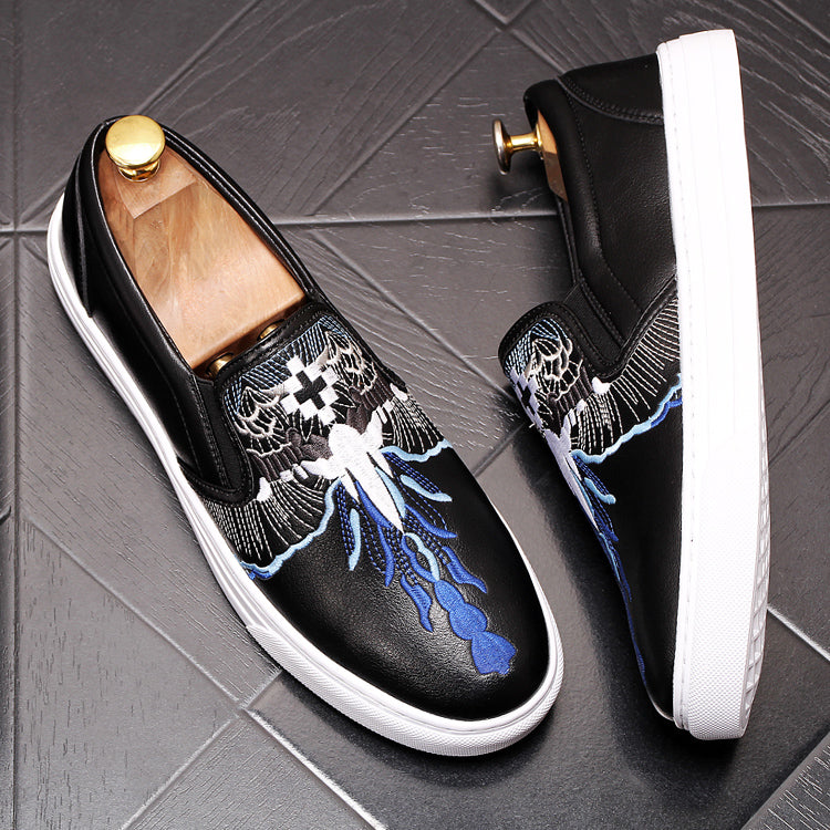 Casual Embroidered Loafers