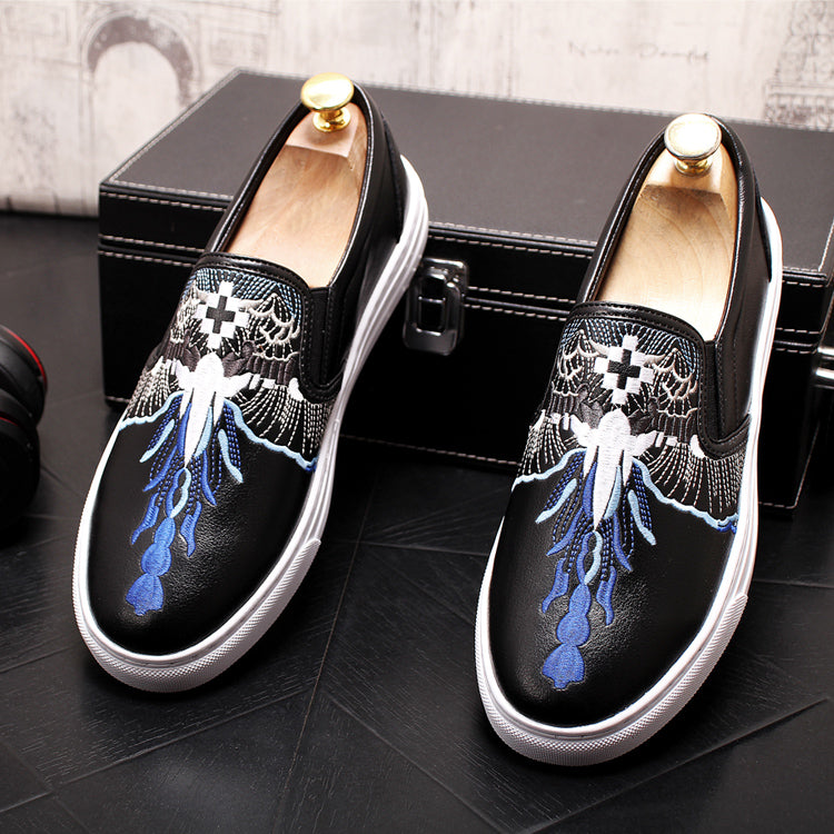 Casual Embroidered Loafers