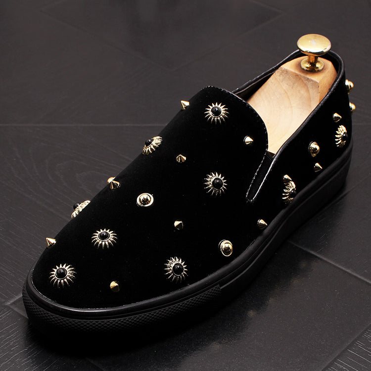 Casual Trend Rivet Loafers