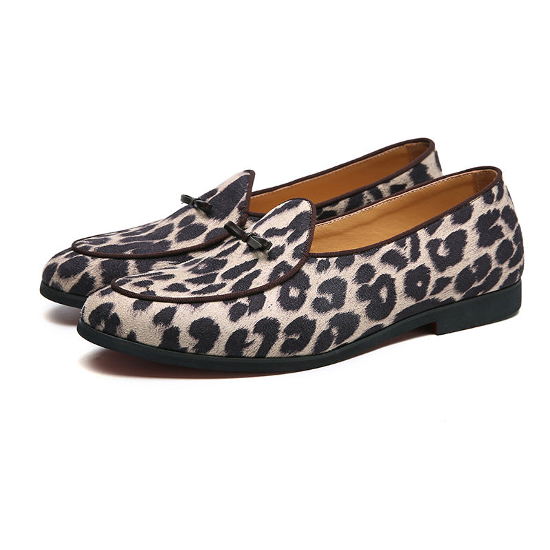 British style fashion leopard print pumps