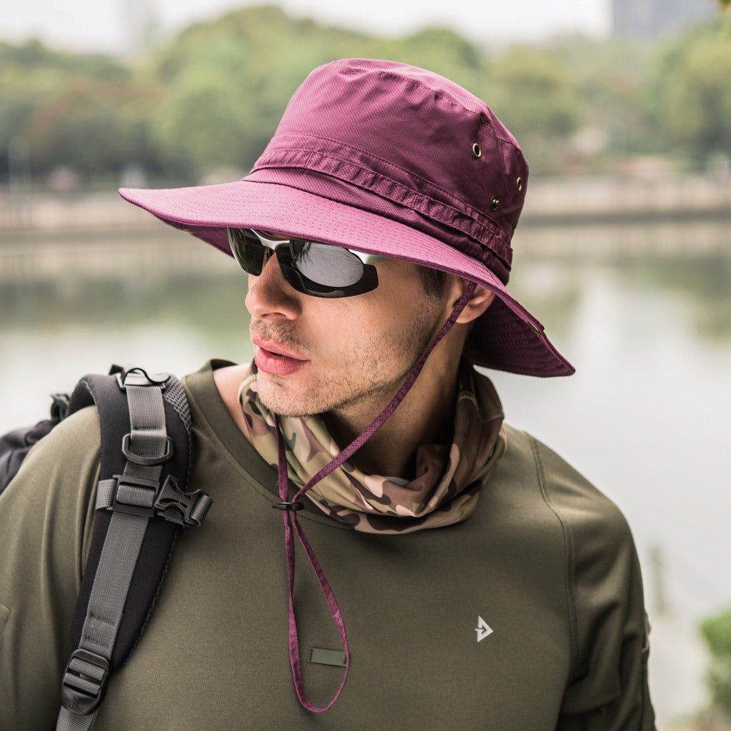 New Outdoor Folding Hat Summer Quick Dry Bucket Hat