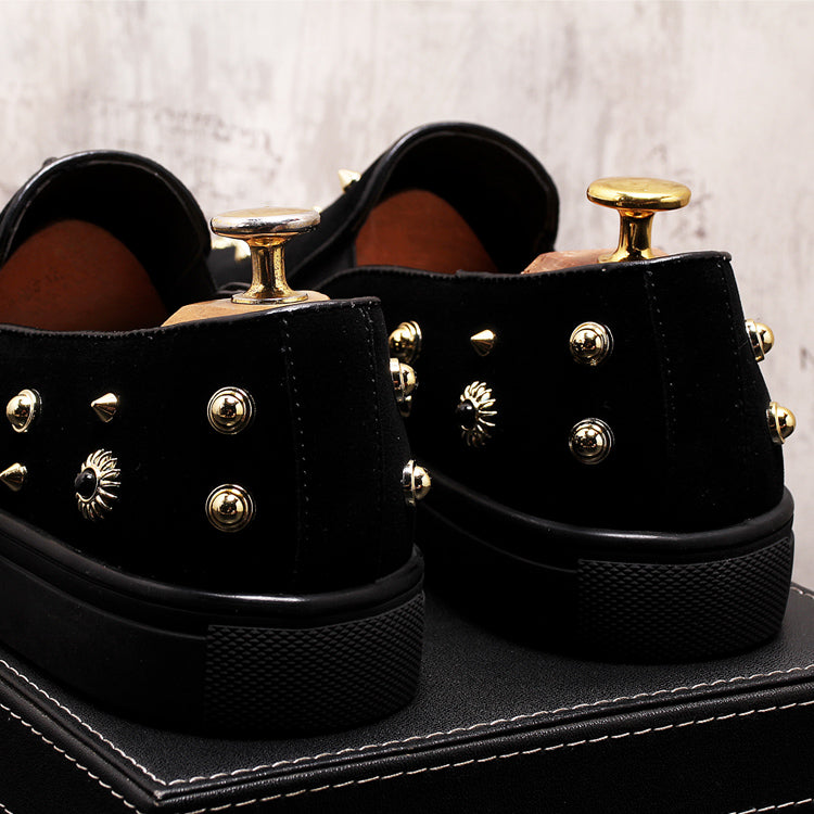 Casual Trend Rivet Loafers