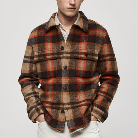 Check flannel overshirt 1024112920