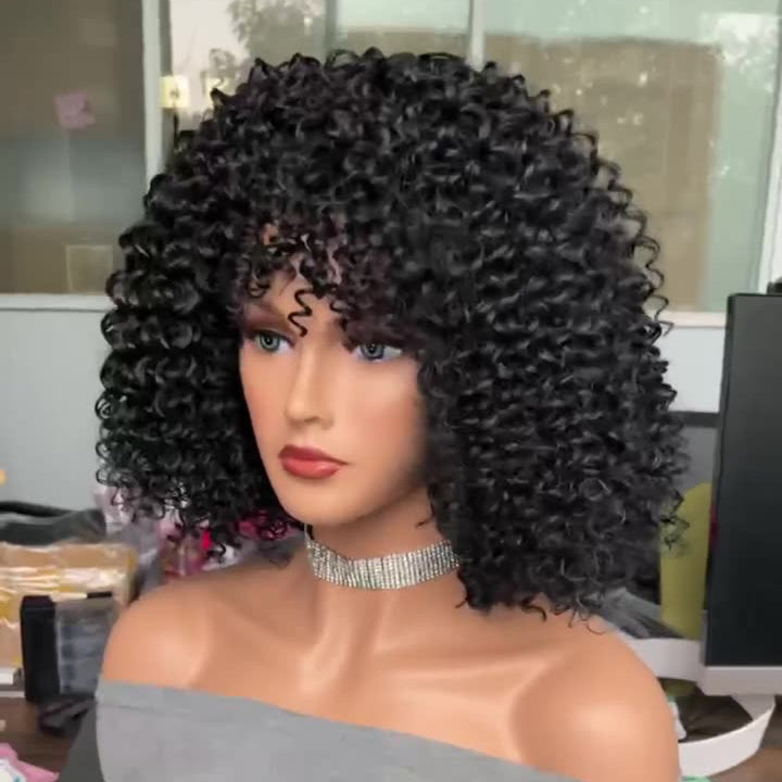 New explosive wig for women with short curly hair 1024121101