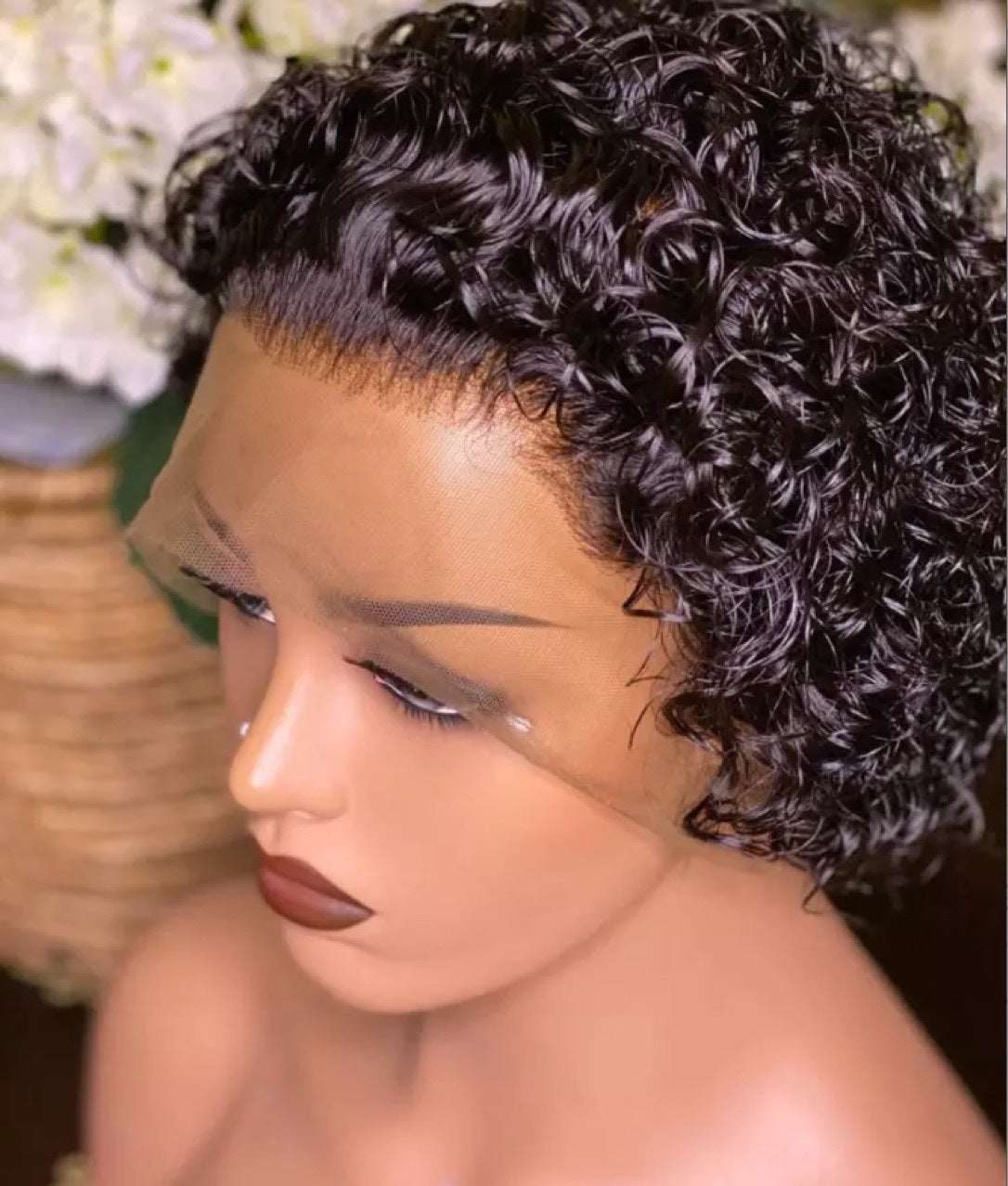 Women's wig with short curly hair　1024121006