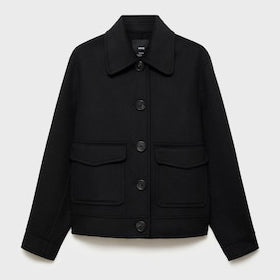 Pocketed wool-blend jacket 1024112905