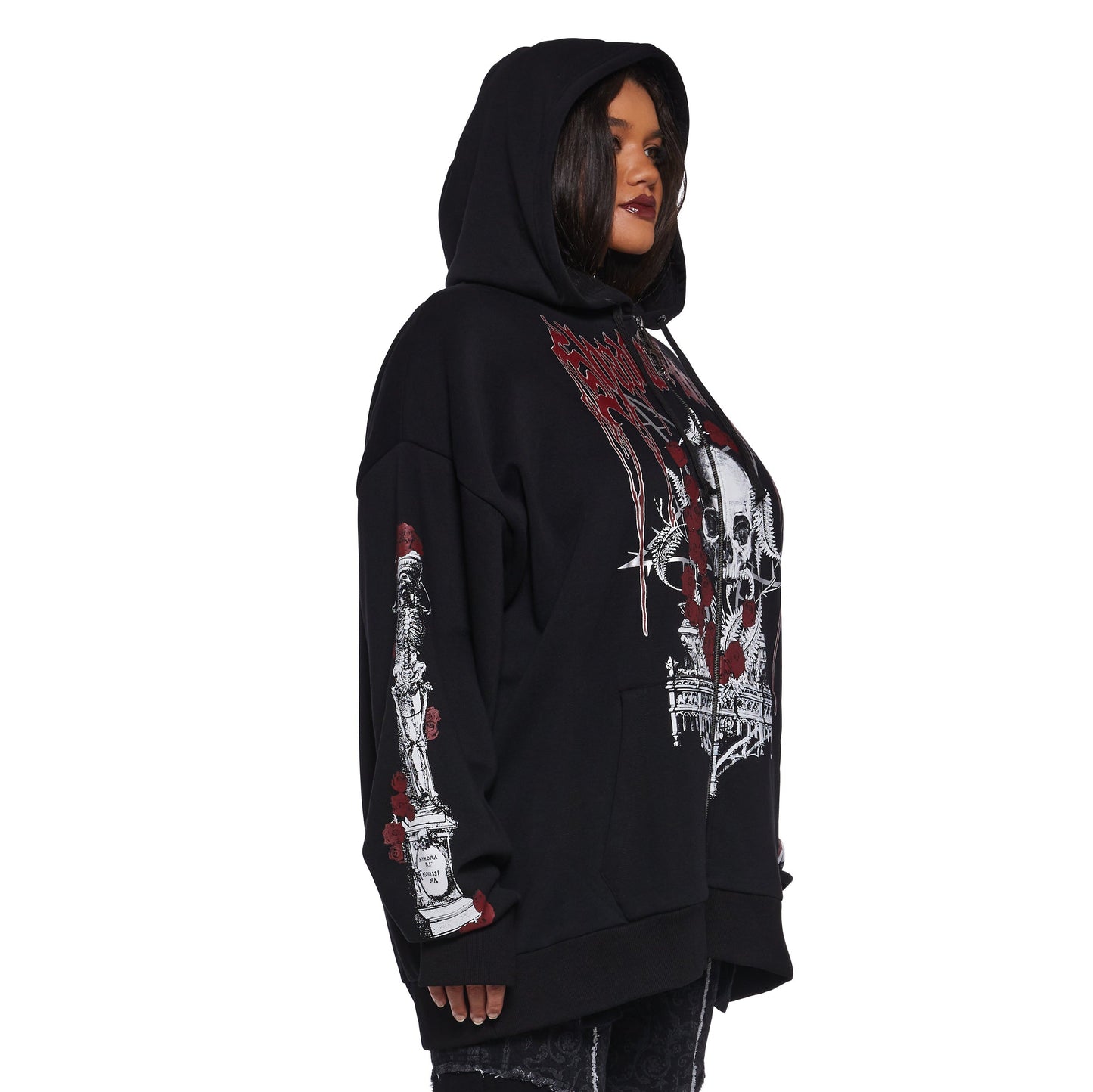 Fashionable printed high-quality zipper hoodie 1024112509