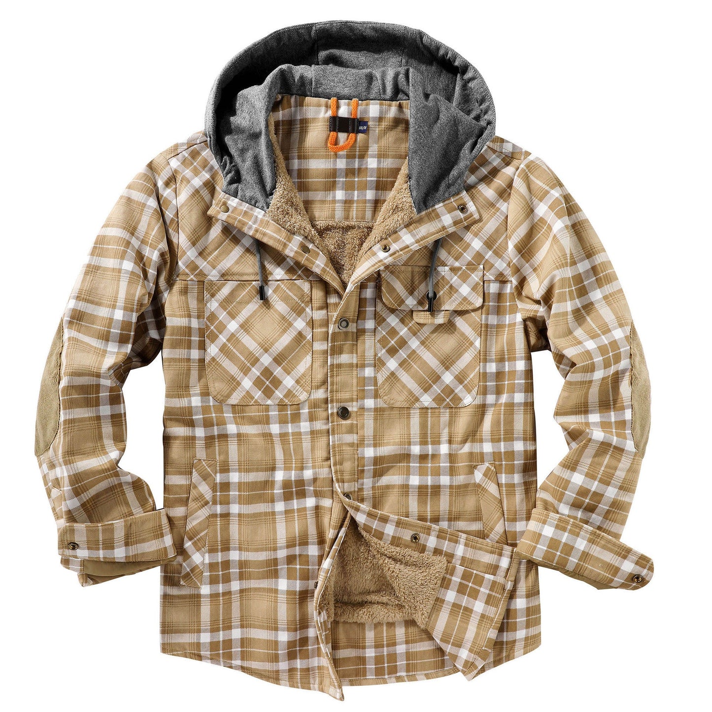 Windproof and warm hooded pure cotton jacket 1024120214