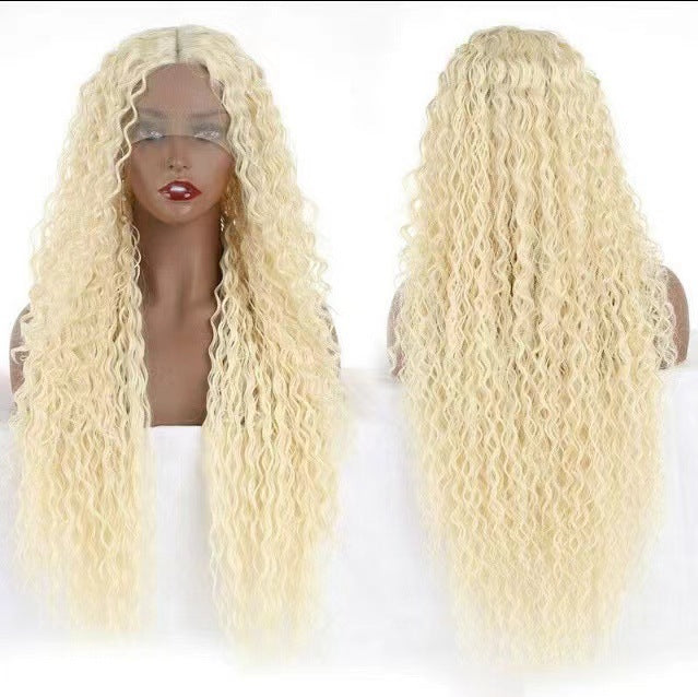 Front lace wig fluffy big wave roll 1024121102