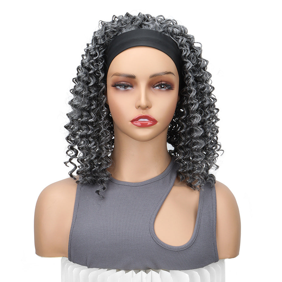 Ladies' Fashion Small Roll Explosion Head Wig 1024121110