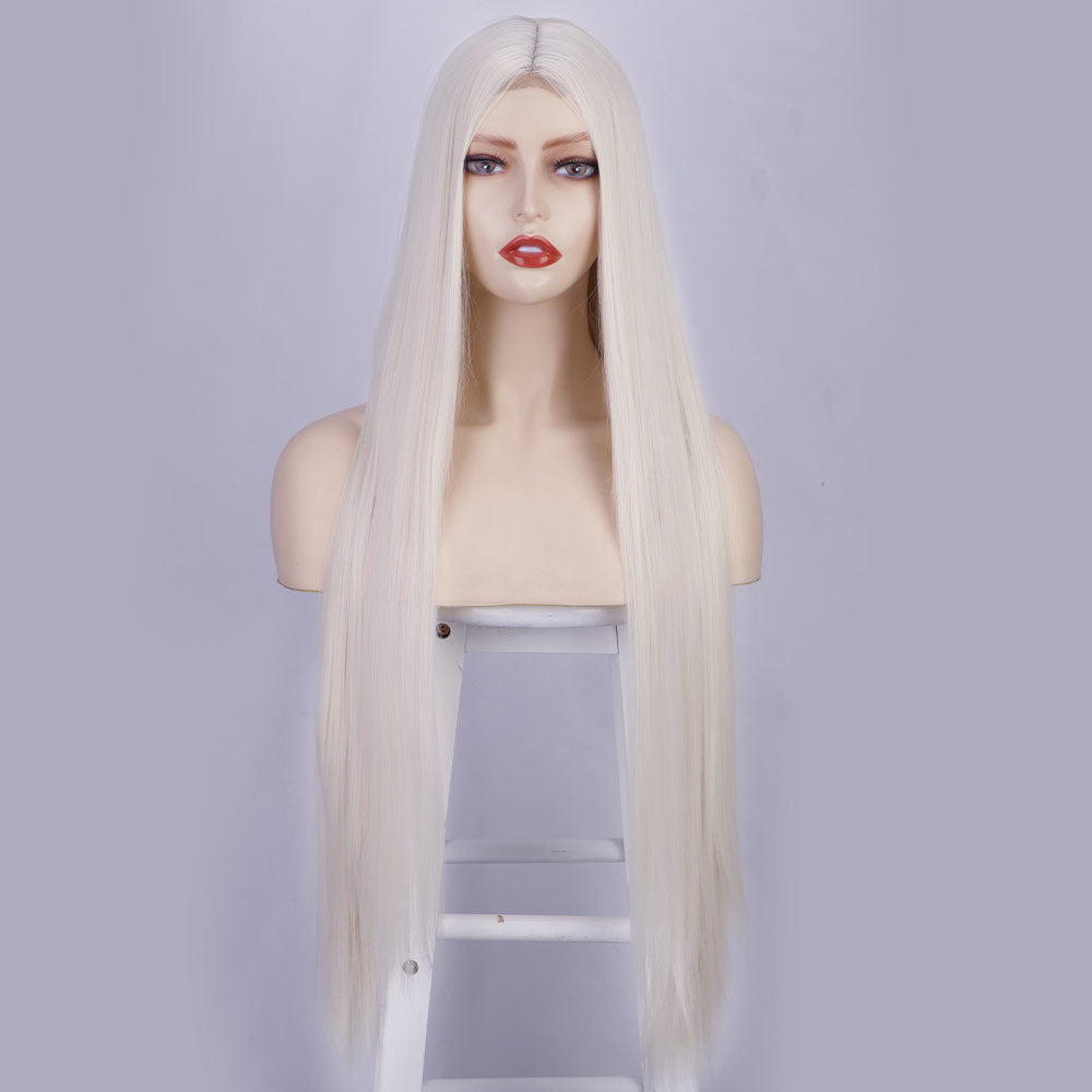 Front lace long straight wig 1024120903