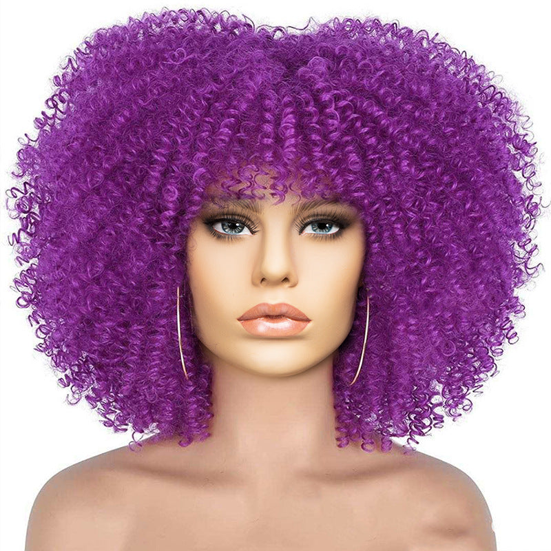 New explosive wig for women with short curly hair 1024121101