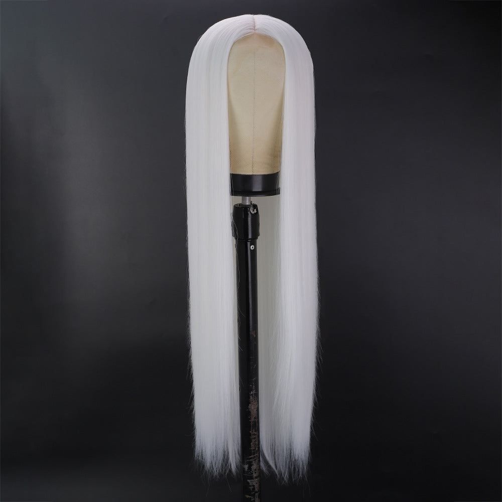 Front lace long straight wig 1024120903