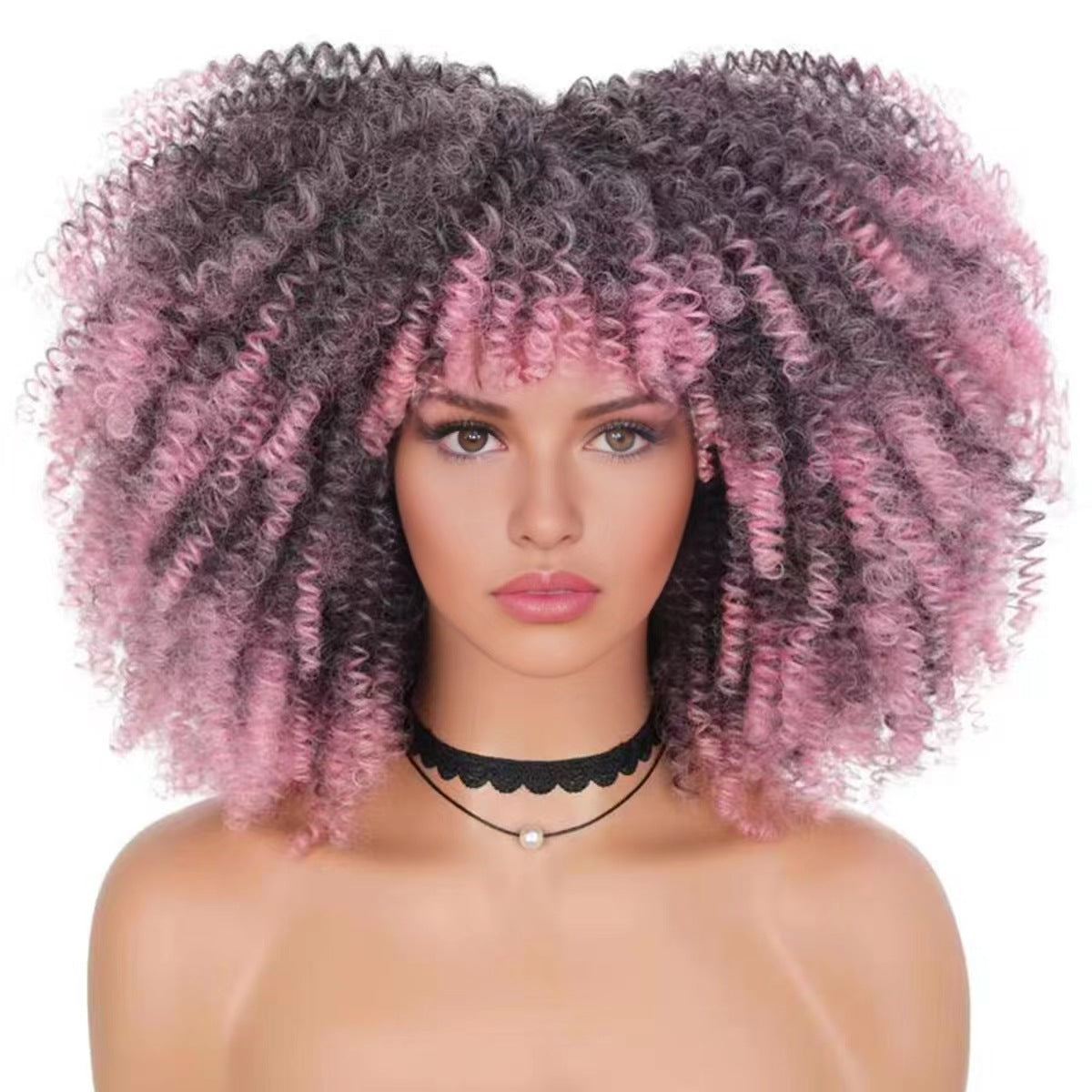 New explosive wig for women with short curly hair 1024121101