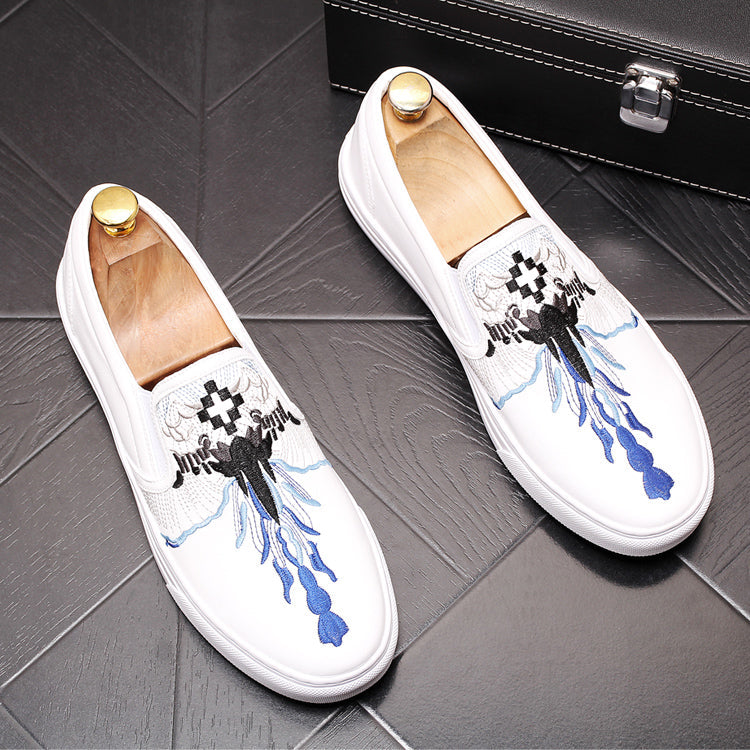 Casual Embroidered Loafers