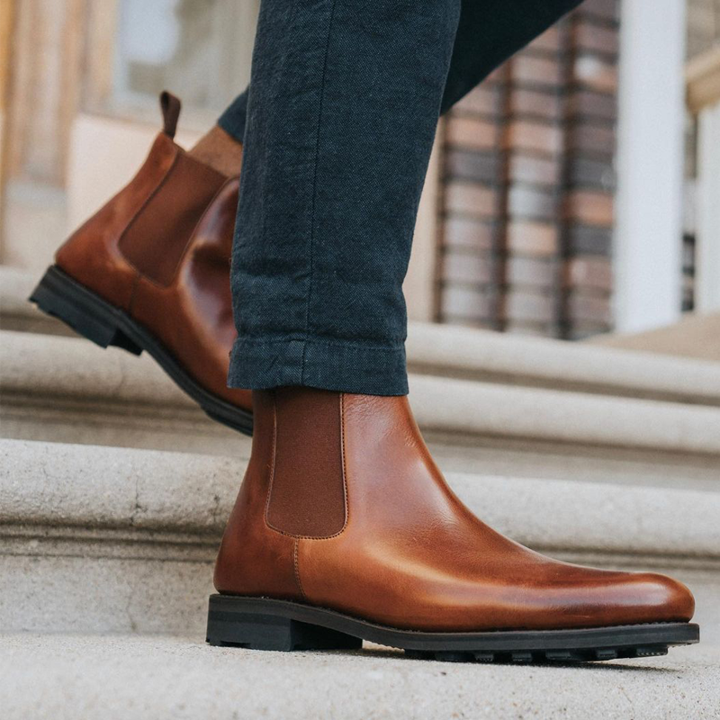 Classic Brown Leather Chukka Boot