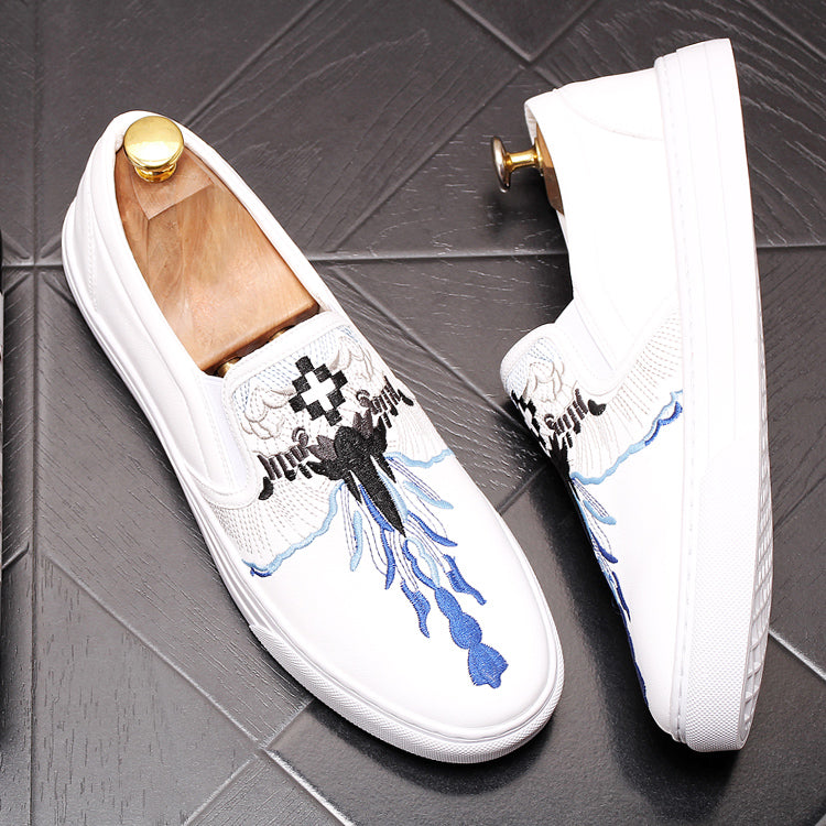 Casual Embroidered Loafers