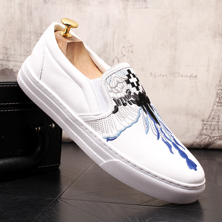 Casual Embroidered Loafers