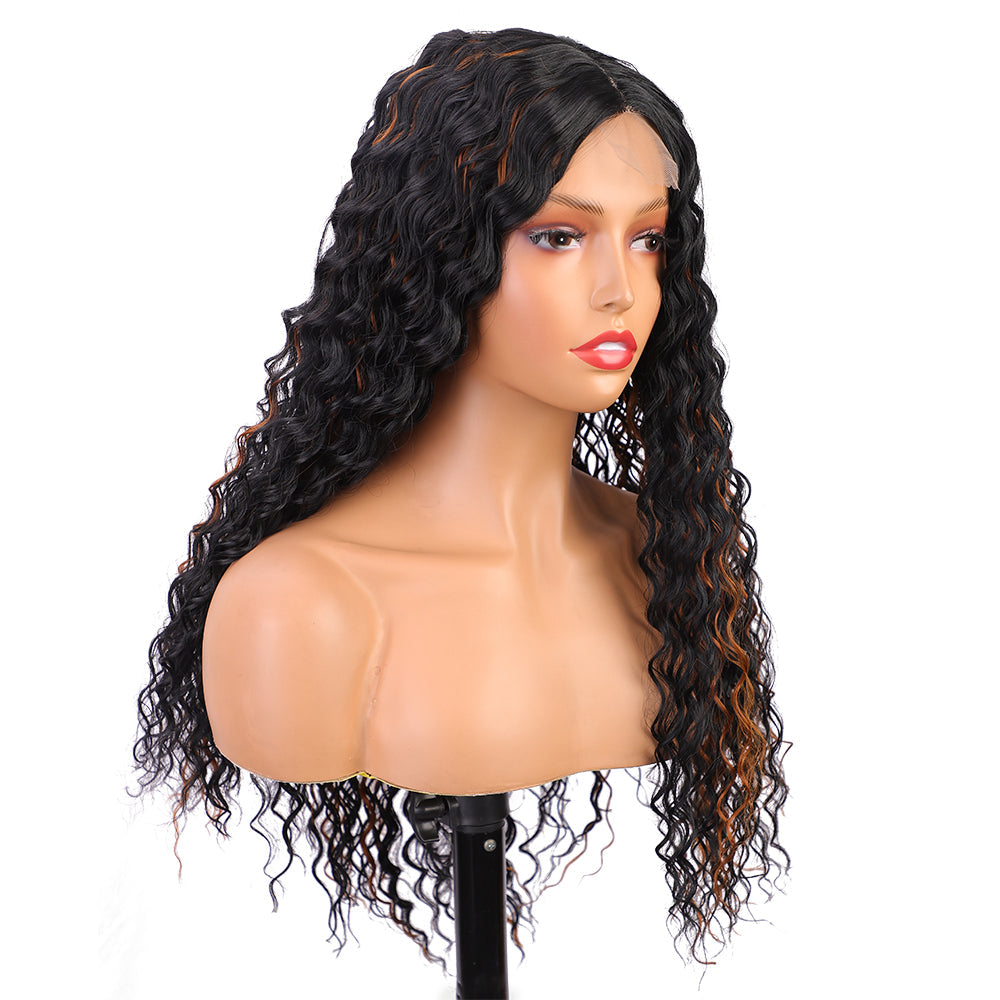 Women's wig long curly hair headband 1024121211