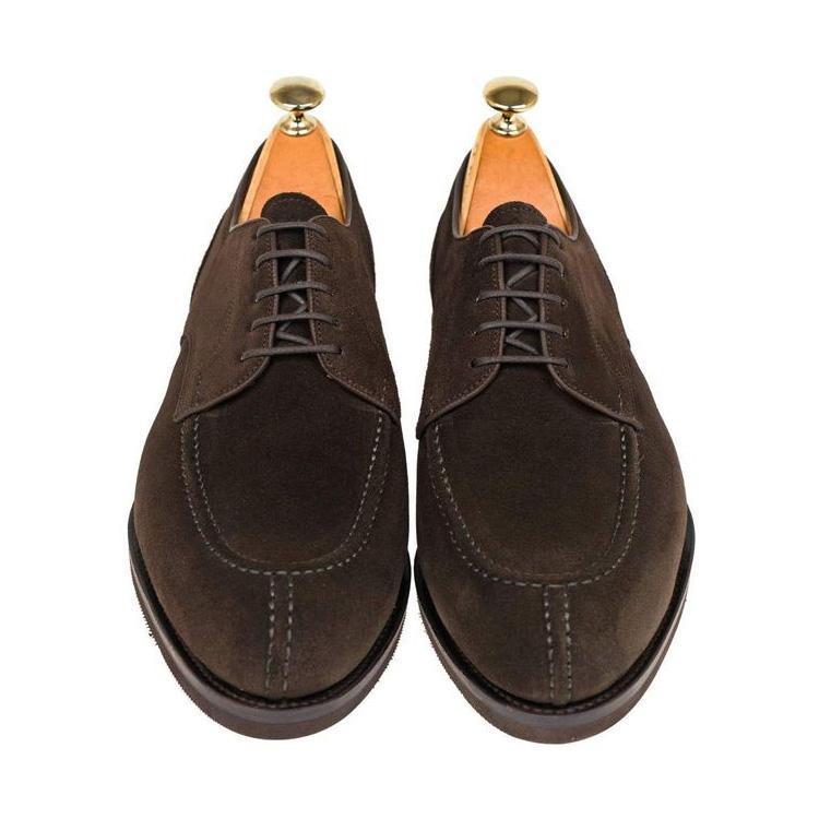 Suede Lace-Up Formal Dress Shoes