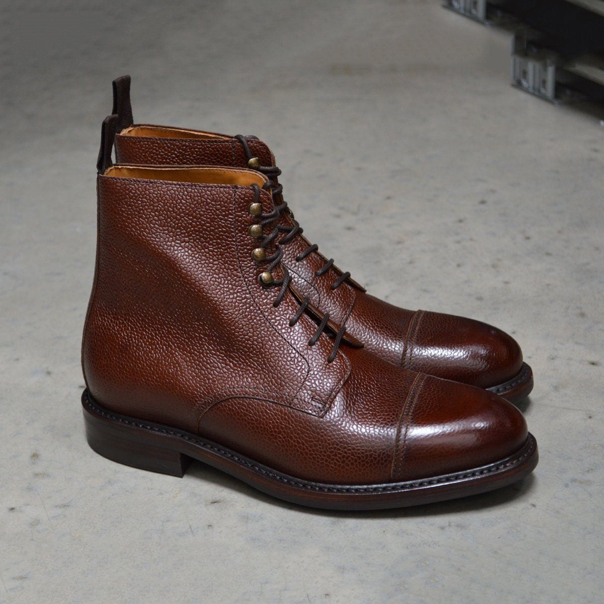 British gentleman's lace-up boots