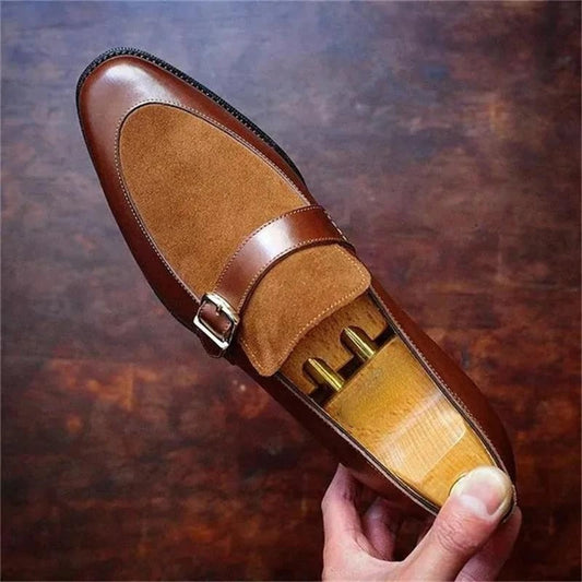 Handmade Men Fashion Business Slip-on Shoes