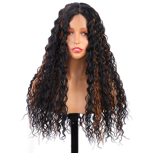 Women's wig long curly hair headband 1024121211