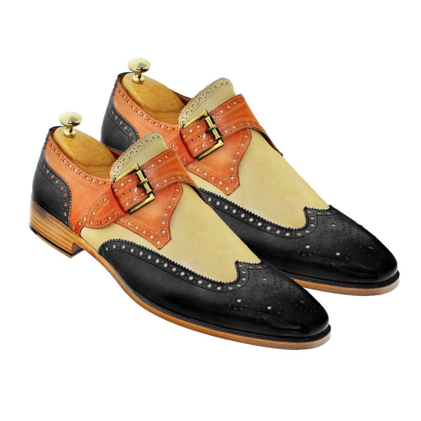 Men's Luxury Buckle Brogue Shoes