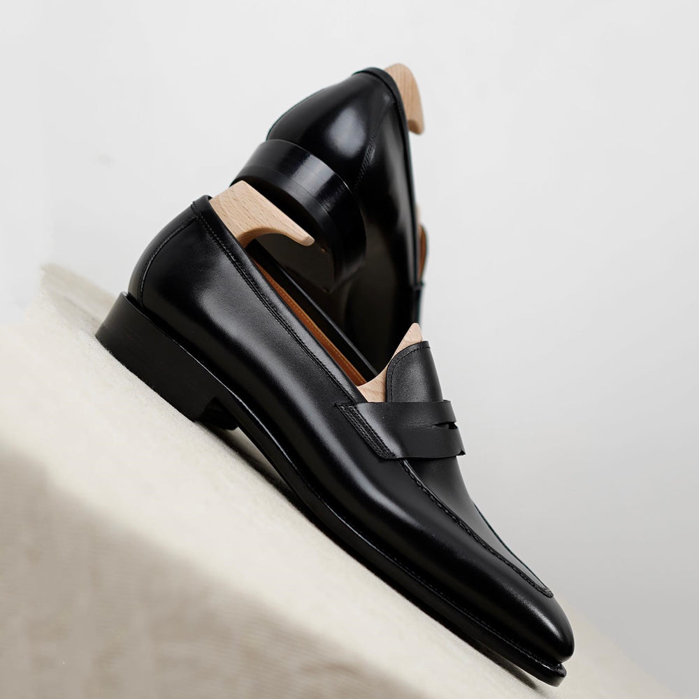 Black Slip-On Business Classic Loafers