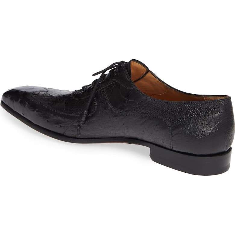 Men's Luxury Ostrich Style Lace-up Shoes