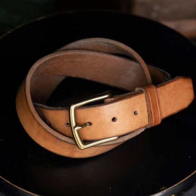 Brown Distressed Vintage Men's Belt