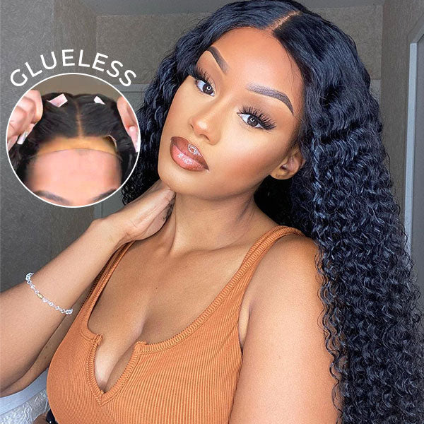 4x4 Lace Closure Glueless Deep Wave Wig | Beginner Friendly