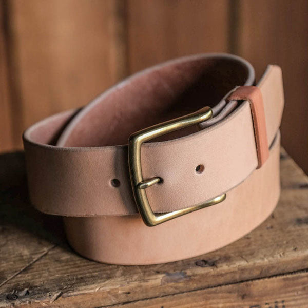 Vintage Handmade Men's Leather Belt