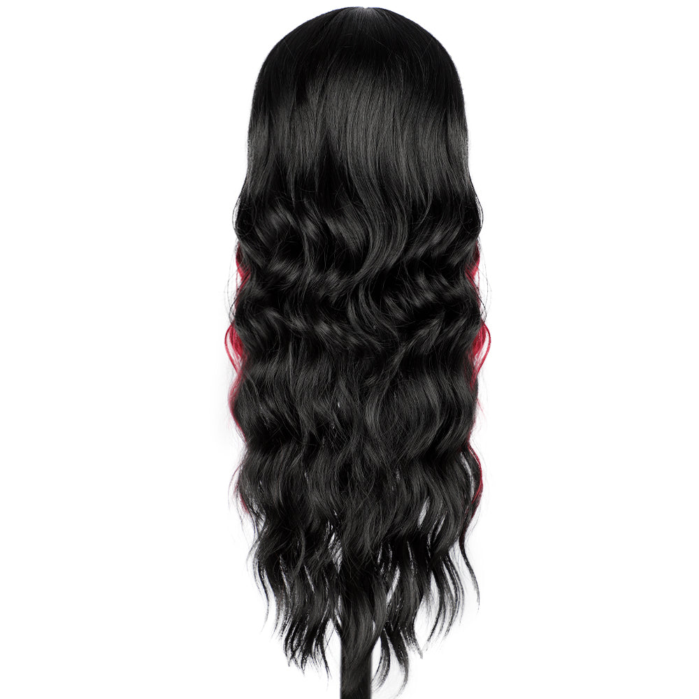 Big wave long curly hair with bangs wig 1024121215