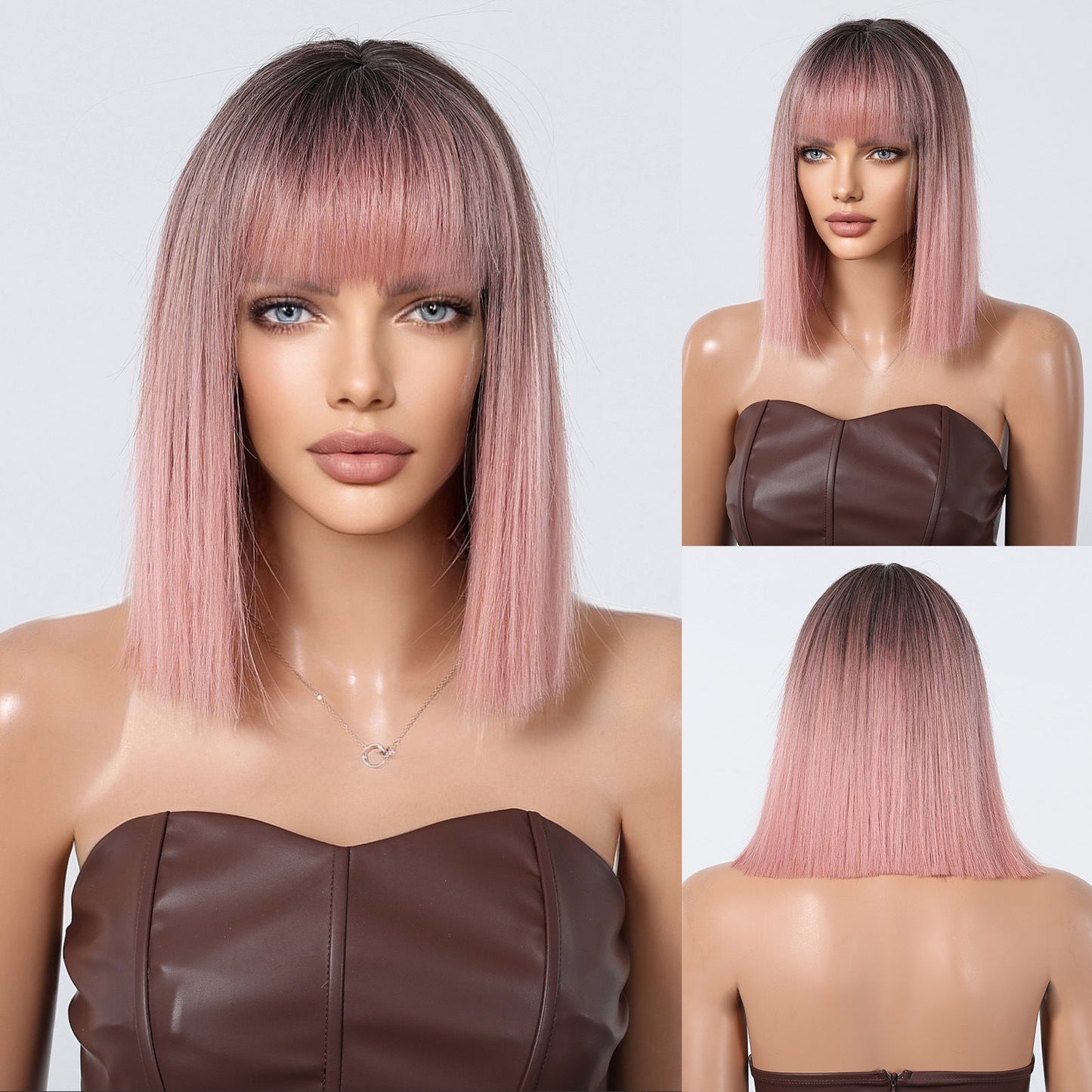 Wig shoulder length short hair 1924121202