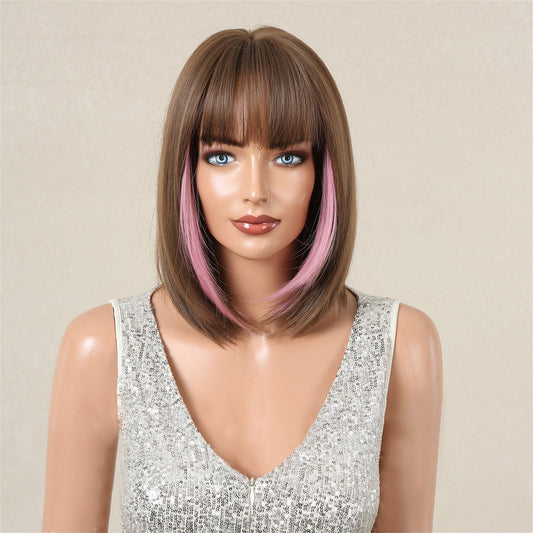 Wig shoulder length short hair 1924121202