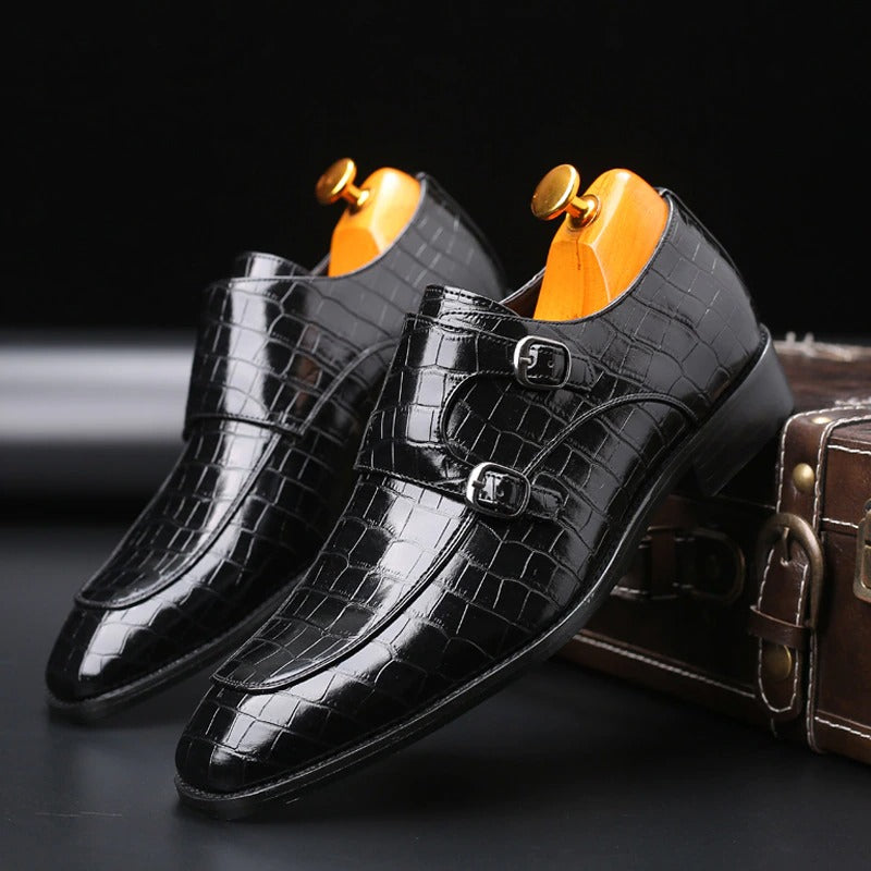 New Style Men Shoes Square Toe Formal Dress Shoes