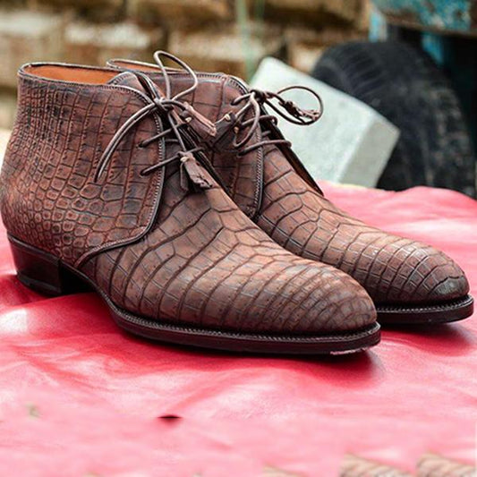 Italian classic leather boots