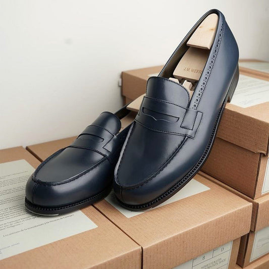 Blue Super Soft Breathable Men's Loafers