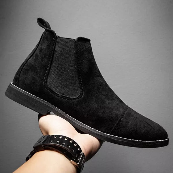 Mens Handmade Suede Formal Boots