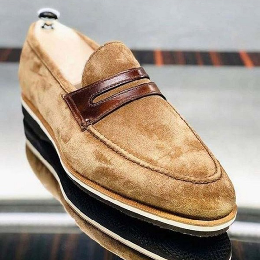 Khaki Slip On Loafer