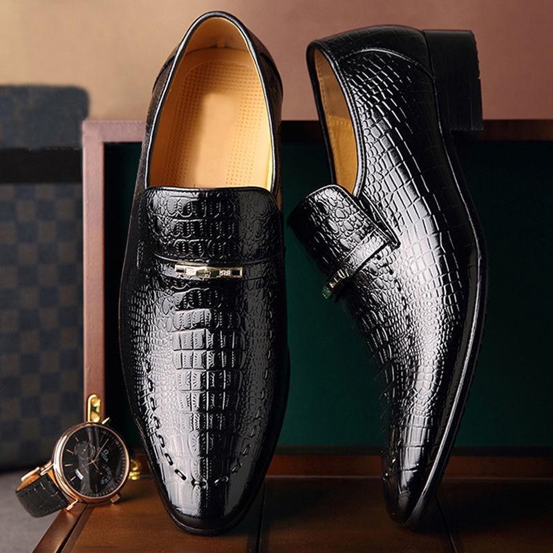 Men's Leather Pattern Shoes