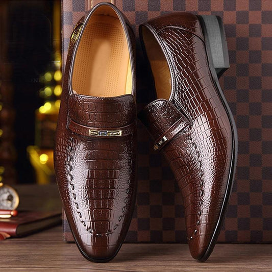 Men's Leather Pattern Shoes