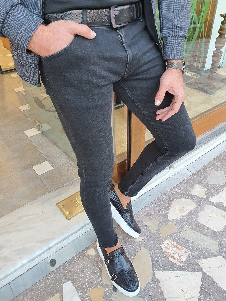 Slim Fit Stone Jeans