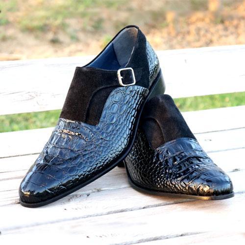 C leather Brand Designer Men's Shoes