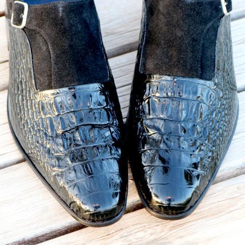 C leather Brand Designer Men's Shoes