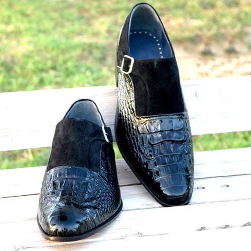 C leather Brand Designer Men's Shoes